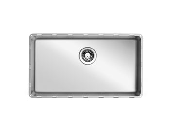 31 inch Stainless Steel Flush Mount Large Single Bowl Kitchen Sink - Essen TZ R746 - Sink Depot